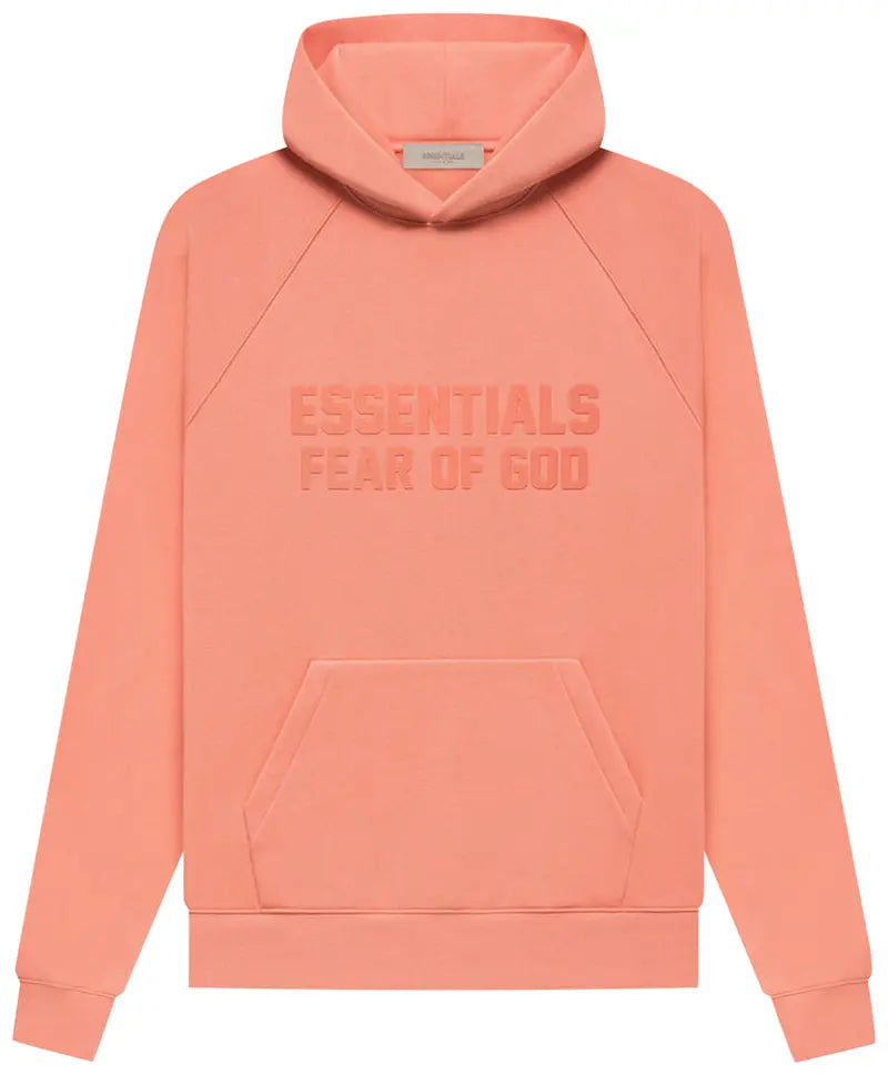 Fear of God Essentials Hoodie 'Coral'