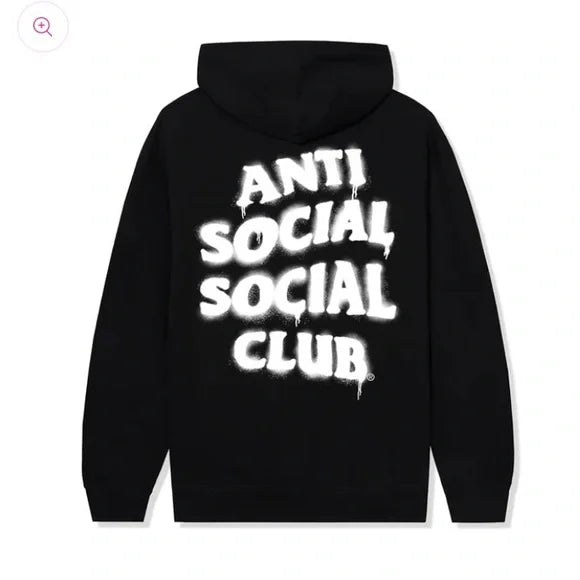Anti Social Social Club Burn It Down Hoodie 'Black'