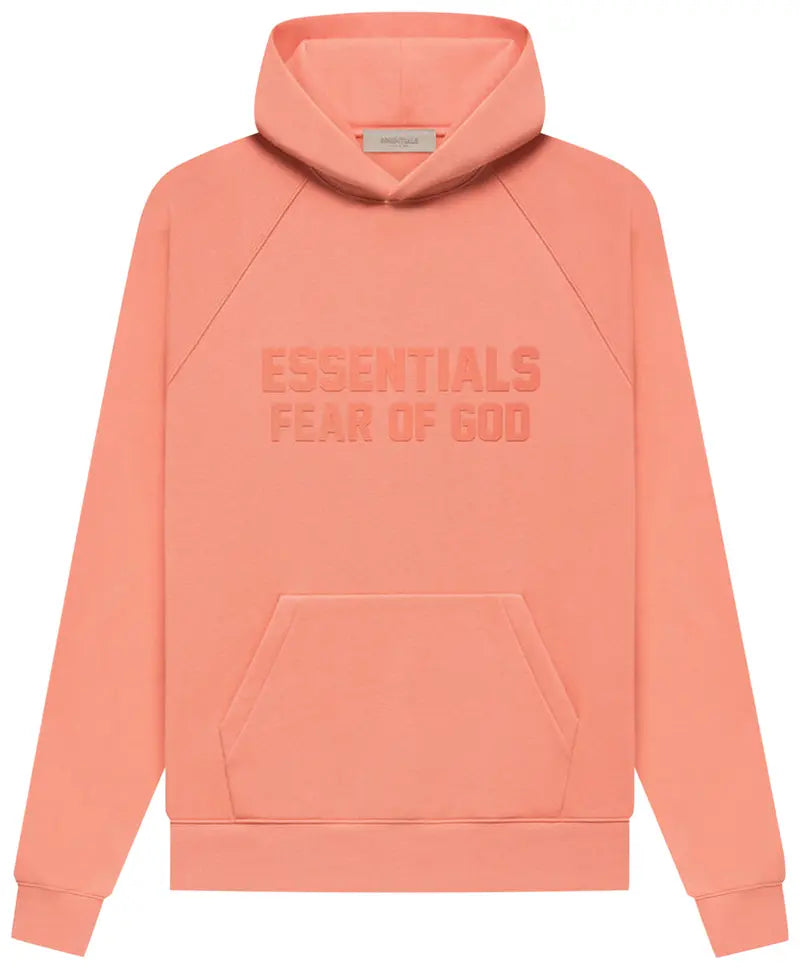 Fear of God Essentials Hoodie 'Coral'