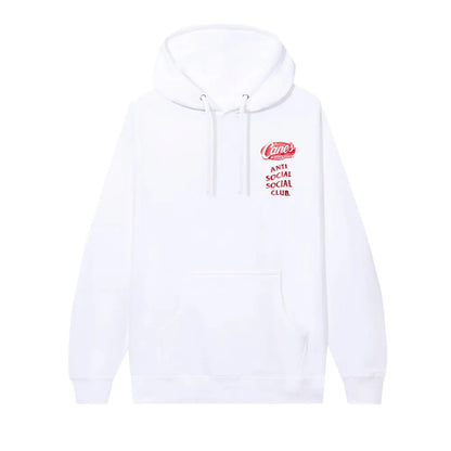 Anti Social Social Club x Raising Canes Shimmer Stack Hoodie 'White'