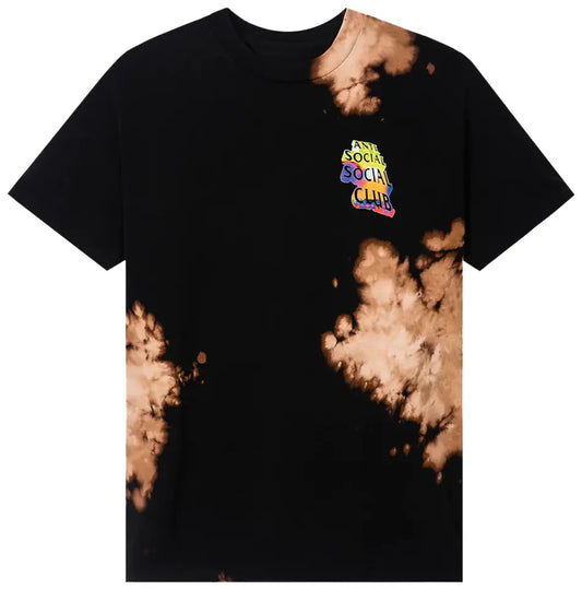 Anti Social Social Club Entheogen Tie Dye Tee 'Black'