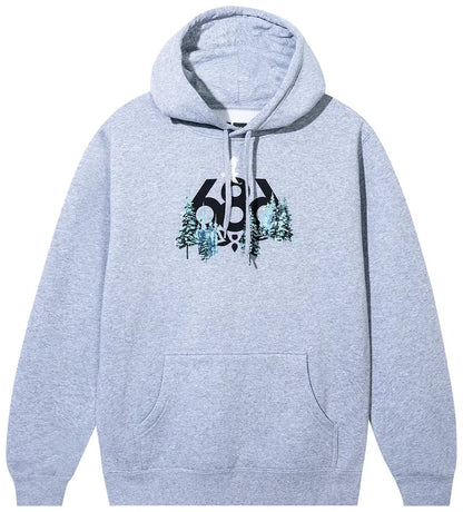 Anti Social Social Club x 686 Hardpack Hoodie 'Heather Grey'