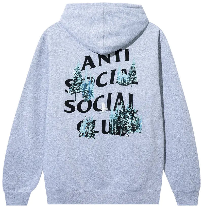 Anti Social Social Club x 686 Hardpack Hoodie 'Heather Grey'