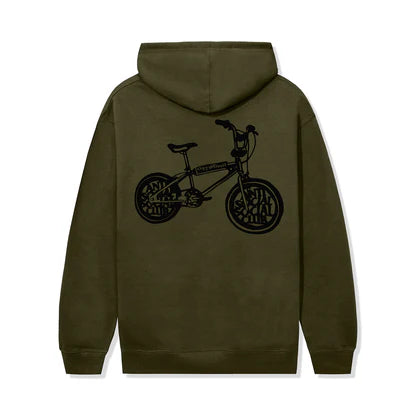 Anti Social Social Club 'But the Truth is...' Hoodie 'Army Green'