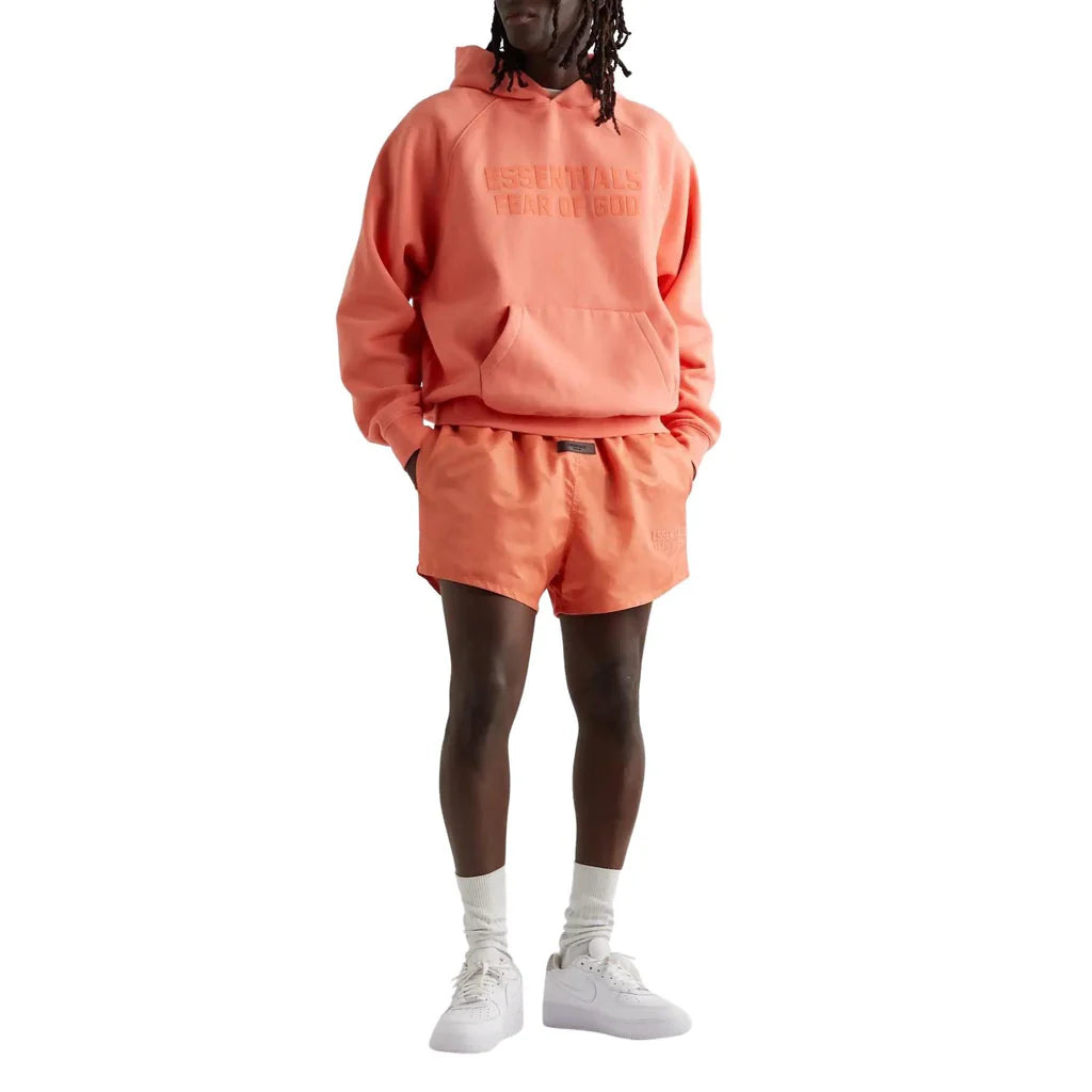 Fear of God Essentials Hoodie 'Coral'